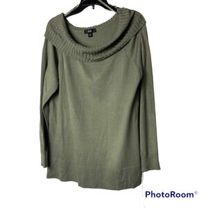 NWT Women's Cold Shoulder Sweater By AGB Macys Store Size XL